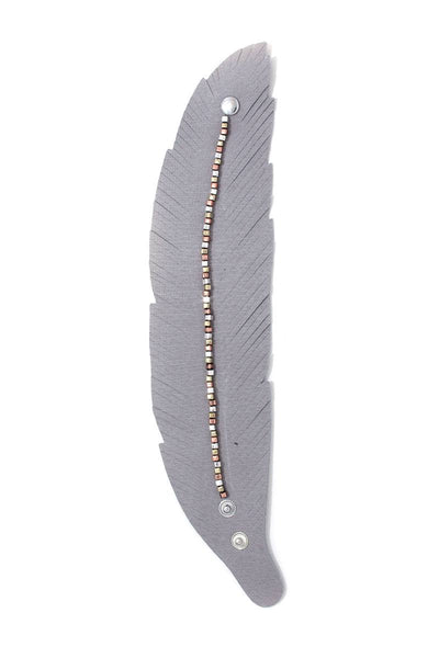 Pu Leather Fray Metal Bead Wrap Bracelet - Fashion and Sexy